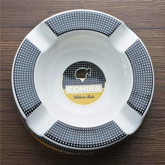 Cigar Ashtray Big Ashtrays for 8" Round Cigarettes Large Rest Outdoor Ashtray - Picture 2 of 6